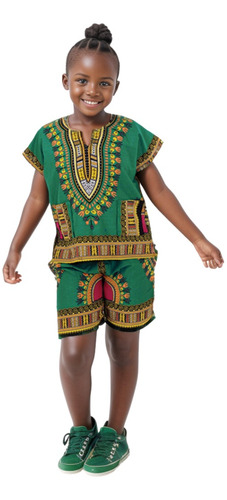 Conjunto Africano Infantil Modelo 1 - Roupa Africana