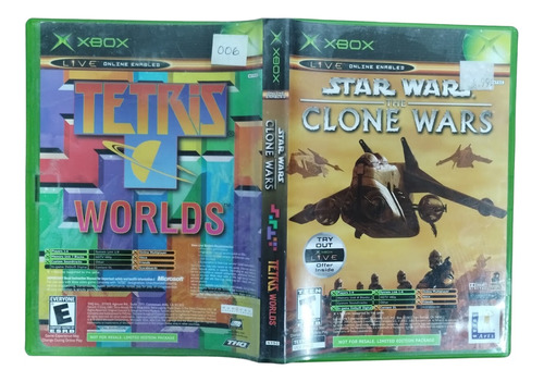 Star Wars Clone Wars + Tetris Juego Original Xbox Clasica