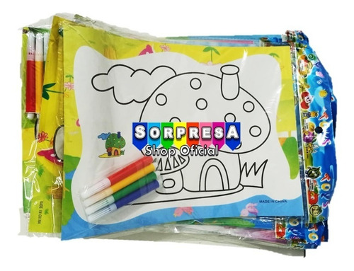 200 Dibujos Para Colorear Con Plumon Juguete Fiesta Piñata
