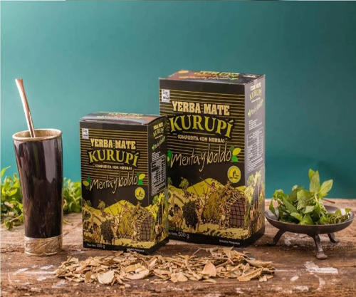 Yerba mate Kurupí paraguaya menta y boldo 500g