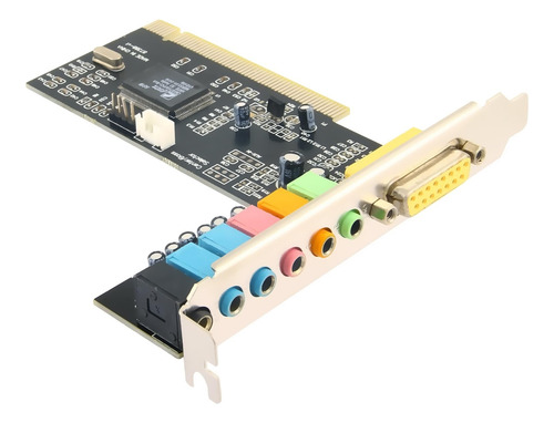 Placa De Sonido Pci 7.1 8 Channel Conector Gameport
