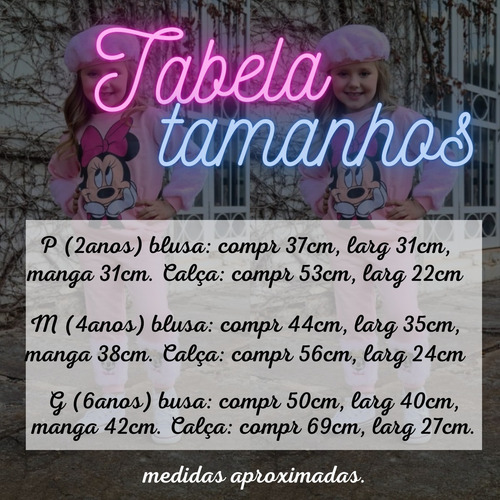 Imagem 4 de 5 de Moletom Infantil Com Boina Conjunto Mini Diva Blogueirinha