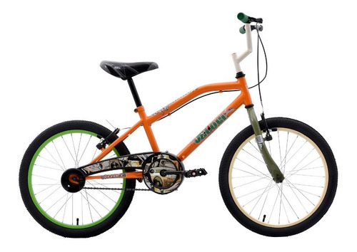 Bicicleta Veloci Lithium Bmx Rodada 20 Naranja