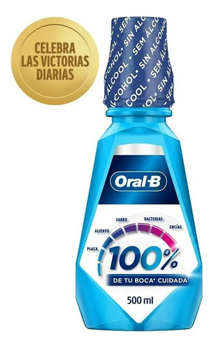 3 Pza Enjuague Bucal Oral-b 1 De Tu Boca Cuidada 500 Ml