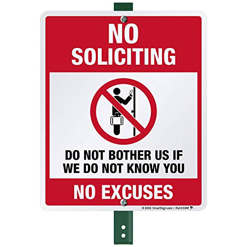 Cartel De Yarda  No Solicitar  No Nos Molesten Si No Te...