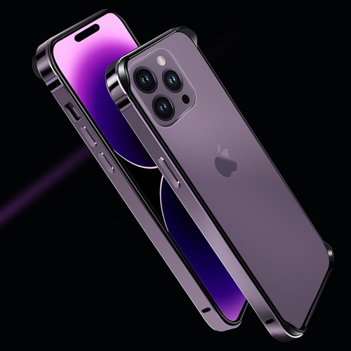Funda Marco Metálico Para iPhone 15 Pro Max 14 13 12 11