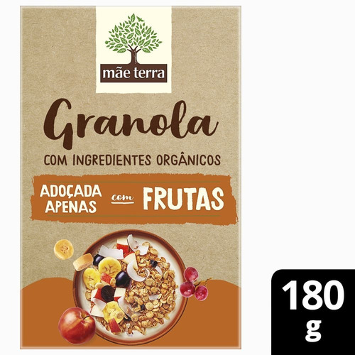 Granola Orgânica Frutas Mãe Terra 180g