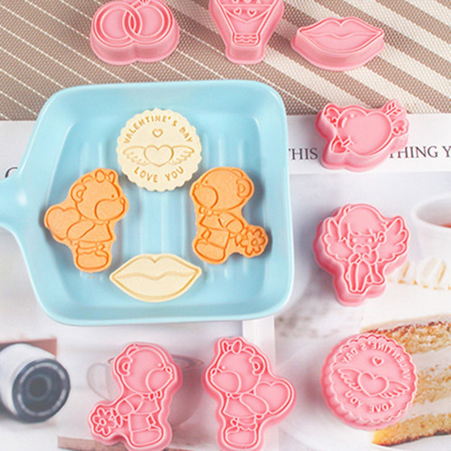 Moldes Para Galletas De Boda, Para El Día De San Valentín, F