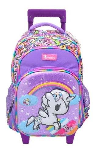 Mochila Unicornio Primaria Con Carro Mm34 | Envío gratis