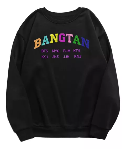 Sudadera Swaeter Bts Bordada Kpop Coreana Bangtan