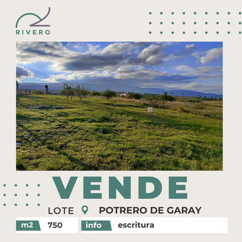 Lote En Venta En Potrero De Garay