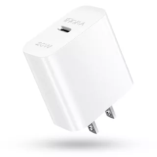 Cargador Tipo C Adaptador Carga Rapida 20w Pd compatible con iPhone X Xr 11 12 13 14 Samsung Huawei 1Hora Gar152