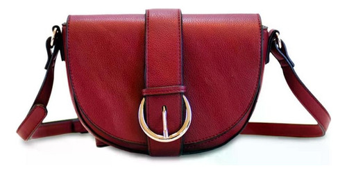 Cartera Bandolera Lyon - Lincoln's Color Bordeaux Merlot