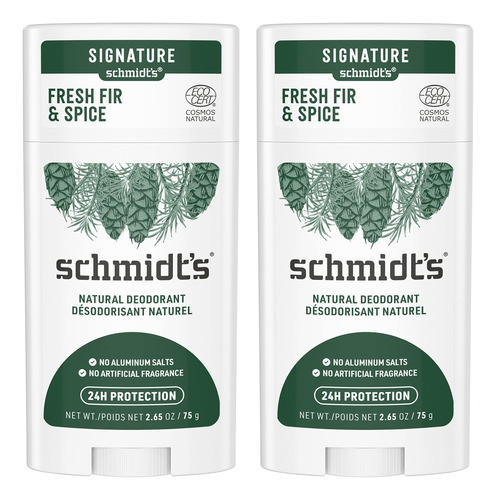 Schmidt's Desodorante Natural Sin Aluminio Para Mujeres Y Ho