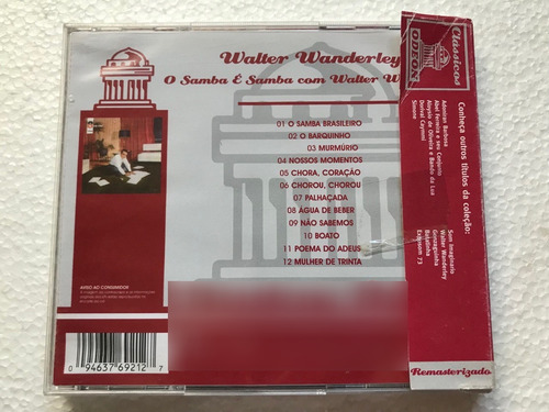 Cd - Walter Wanderley - Samba É Samba Com Walter Wanderley