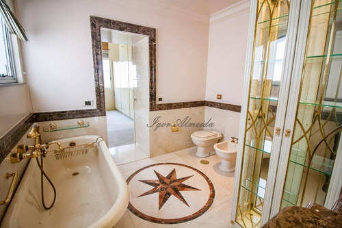 Imagem 28 de 30 de Luxuosa Cobertura Com 4 Dormitórios À Venda, 917 M² Por R$ 10.000.000 - Higienópolis - São Paulo/sp - Co0262