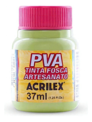 Tinta Fosca Artesanato Pva 37ml - Verde Alecrim 898 Acrilex