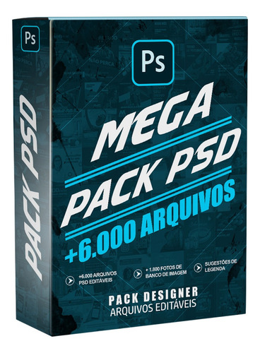 Imagem 1 de 1 de Pack De Artes E Flyers Psd