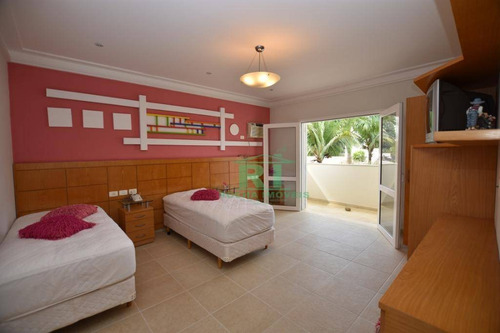 Imagem 29 de 30 de Casa Na Praia, Condomínio Fechado, Alto Padrão, 6 Suítes, Piscina, Churrasqueira, 4 Vagas, Acapulco, Guarujá. - Ca0283