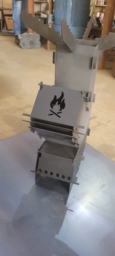 Rocket Stove, Fogão Foguete, Fogão A Lenha Portátil, Lazer