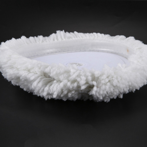 2 Almohadillas De Capó De 7 Pulgadas Y 180 Mm De Lana Suave,