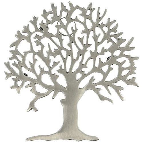 Old Dutch Níquel Satinado Árbol Trivet.