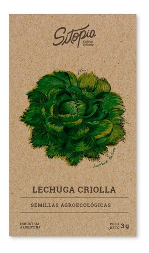 Semillas De Lechuga Criolla Sitopia 