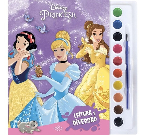 Livro Disney Aquarela Princesas