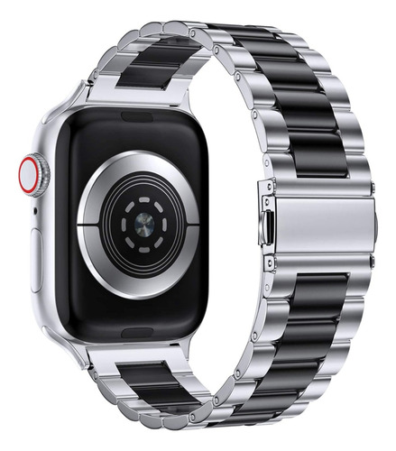 Correa Acero Eslabones Para Apple Watch - Todas Las Medidas