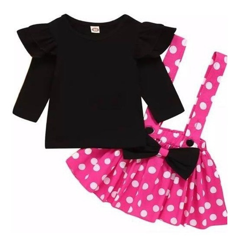 Imagem 1 de 6 de Vestido Da Minnie Infantil Conjunto Festa Promoção