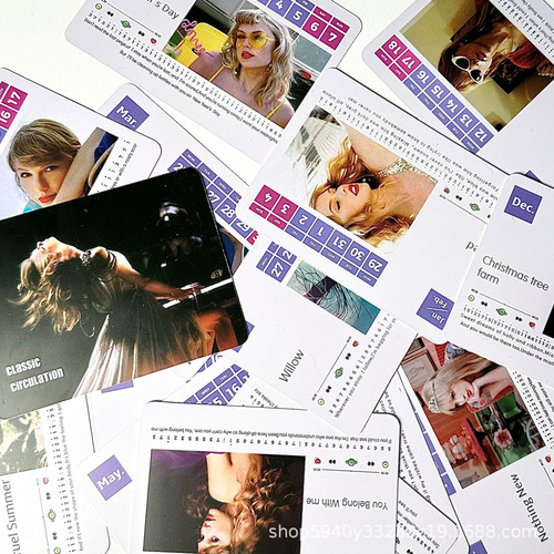 Calendario De Escritorio Para Piano Taylor Swift Para 2025