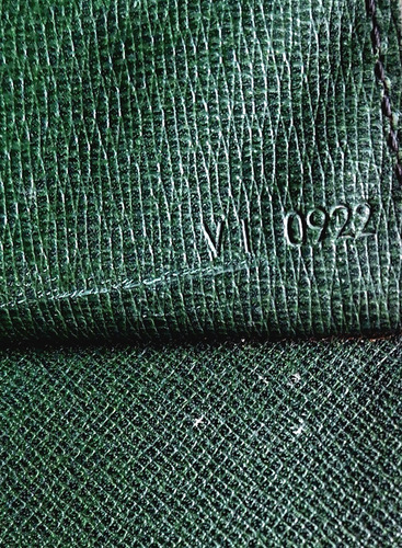 Pasta Louis Vuitton Poche Documents Portfólio - Couro Epi Preto (Usado)