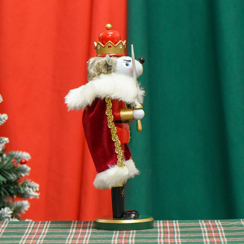 Figura De Cascanueces De Navidad, Adorno Artesanal Para