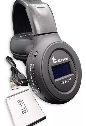 Audífonos Inalámbricos Baten Modelo Bs-862bt Bluetooth