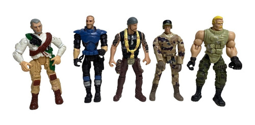 Copps Soldados De Guerra Lanard Set Articulados Figura