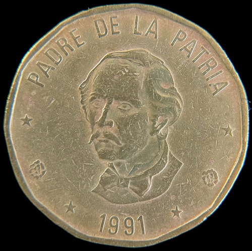 Republica Dominicana, Peso, 1991. Vf