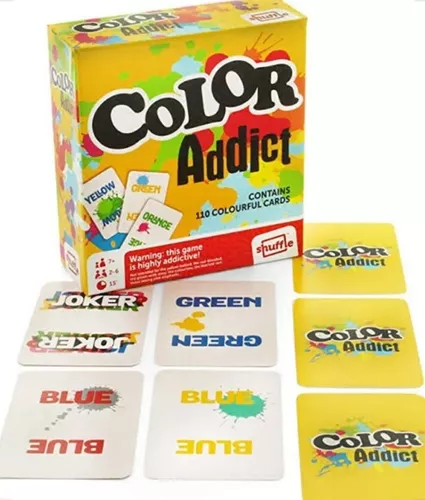 Color Addict Jogo Com 110 Cartas Cores E Nomes Original - Copag