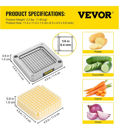 G Cuchillas De Reemplazo Vevor P/ Cortador De Alimentos