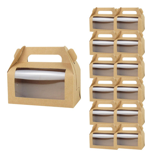 12x Cajas Para Pasteles Cajas Para Ventana De Pvc