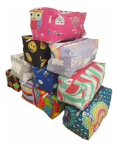 Comprar Cartucheras Grandes Por Docena - Lona Estampada - Pack X 12!