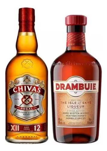 Pack Clavo Oxidado, Chivas Regal 750 Ml + Drambuie De 750 Ml