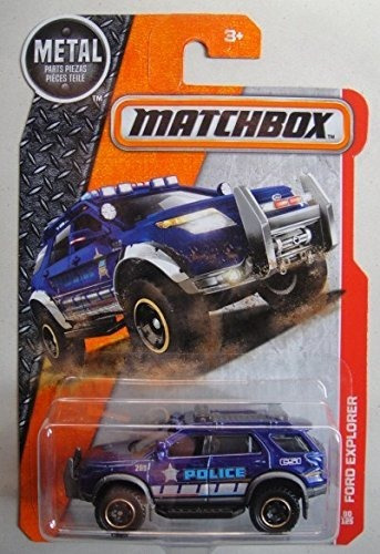 Matchbox, 2016 Ford Explorer Police Car Km6px