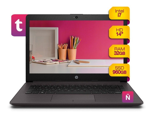 Imagen 1 de 1 de Notebook Hp Intel I7 Windows 10 + 960gb Ssd + 32gb Ram