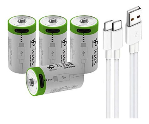 Imagen 1 de 9 de Batería Recargable De Iones De Litio Usb Cr123a, Batería Rec