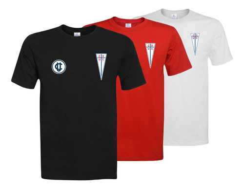 Polera Universidad Católica Doble Logo Algodón