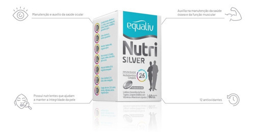 Nutri Silver Multivitamínico 60 Capsulas Equaliv