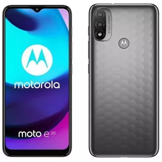 Motorola Moto E20 Gris Grafico
