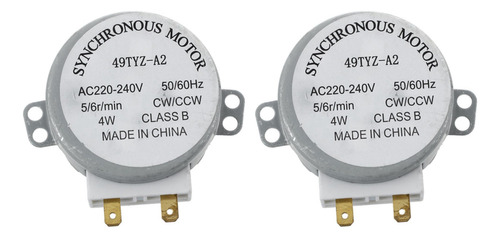 2 Motores Giratorios Síncronos Ac 220-240 V 50/60 Hz 5/6 Rpm