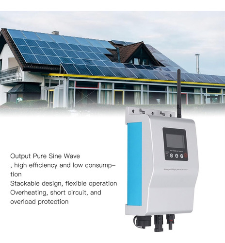 Inversor Solar 800w Wifi 110v/220v Mppt A Prueba De Agua