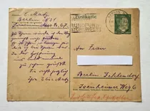 Comprar Filatelia Selo Postal Cartão 2a Guerra Postkarte Hitler